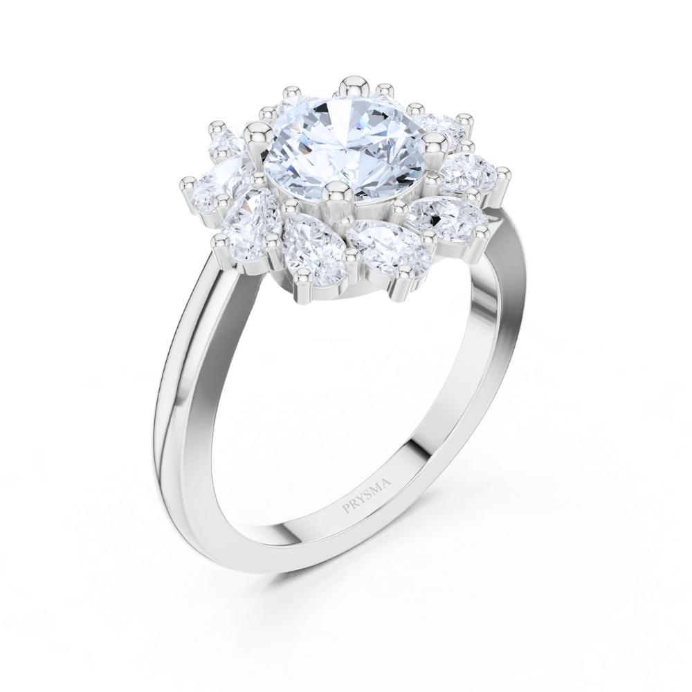 Celestial Bloom Diamond Ring