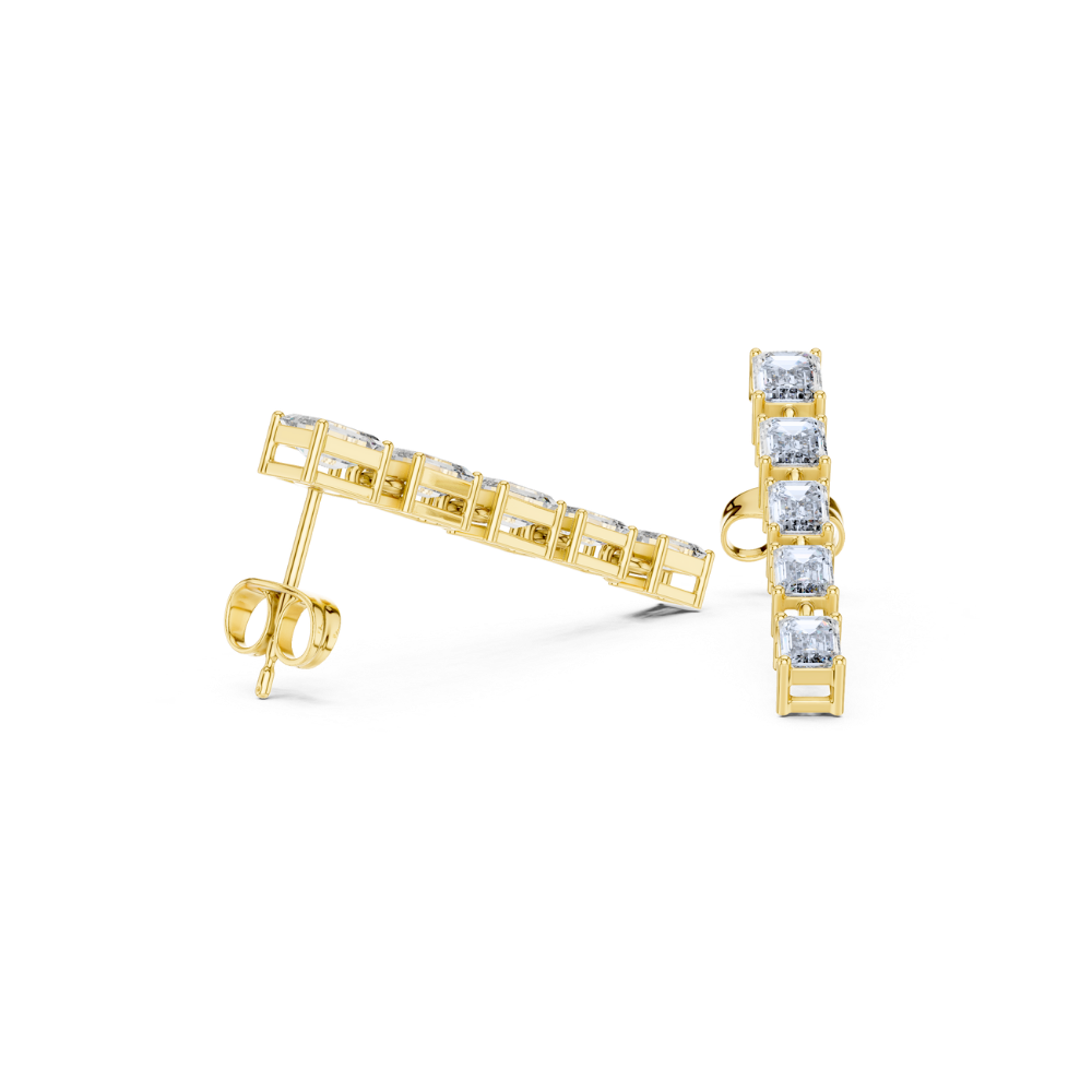 Golden Grace Linear Drop Earrings