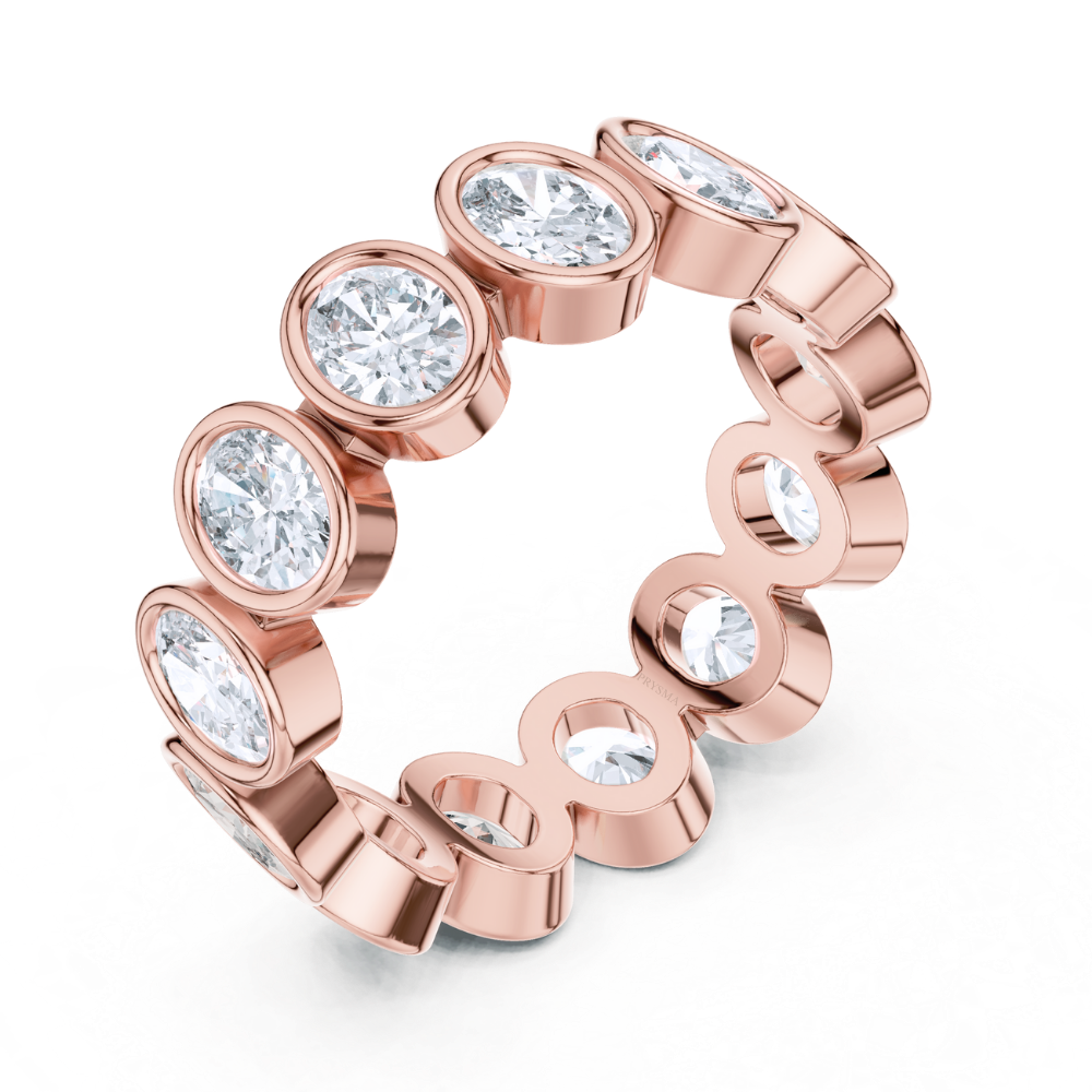 Luna Bezel Diamond Eternity Ring