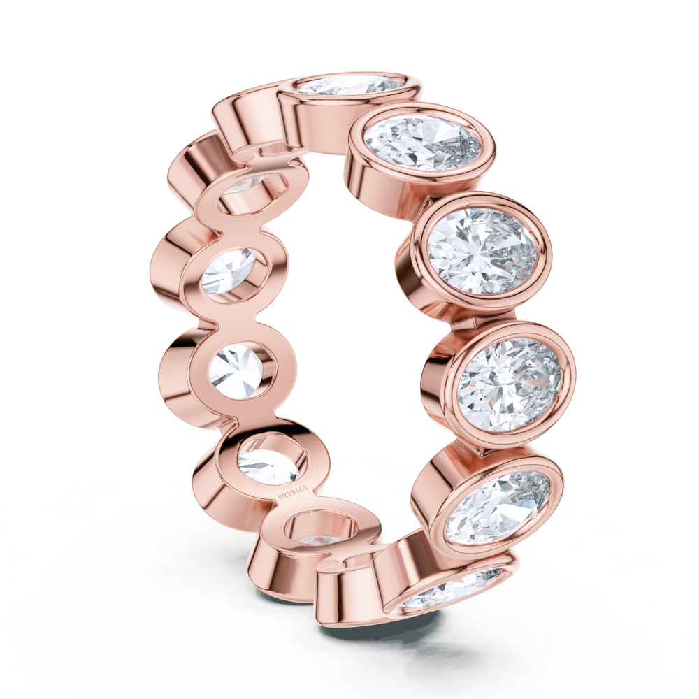Luna Bezel Diamond Eternity Ring