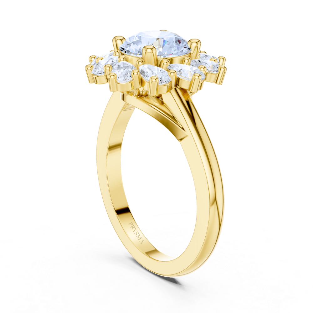 Celestial Bloom Diamond Ring