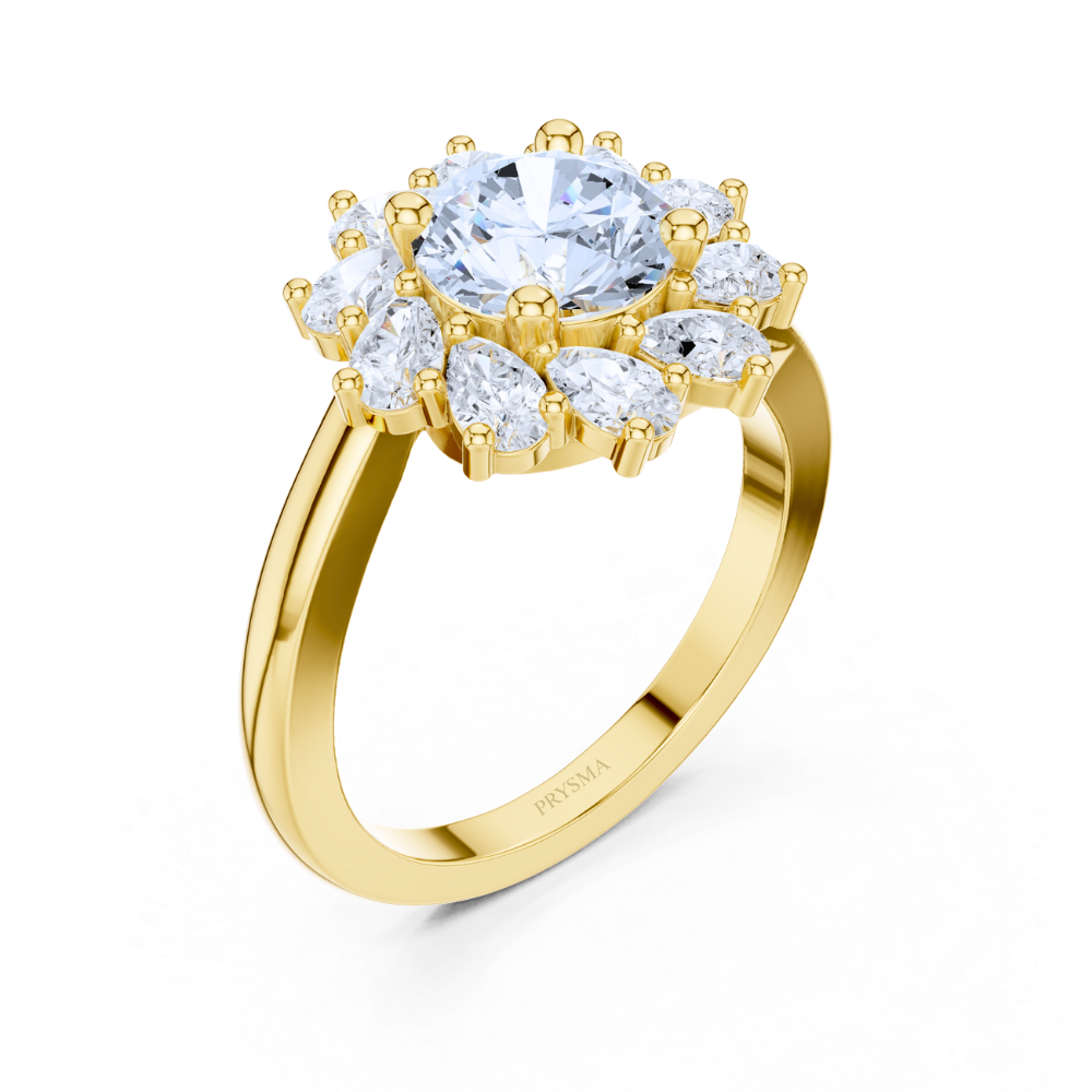Celestial Bloom Diamond Ring