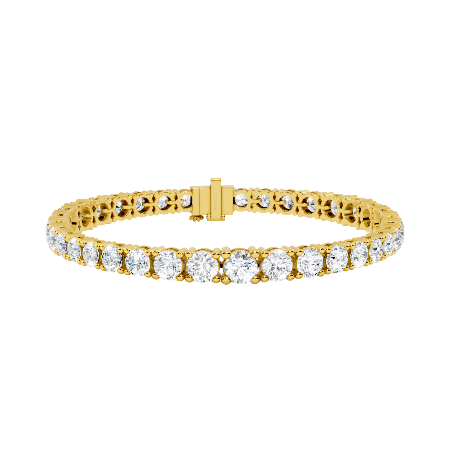 Classic Round-Cut Diamond Tennis Bracelet