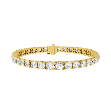Classic Round-Cut Diamond Tennis Bracelet