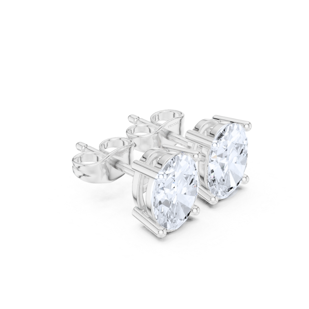 Classic Oval Diamond Studs