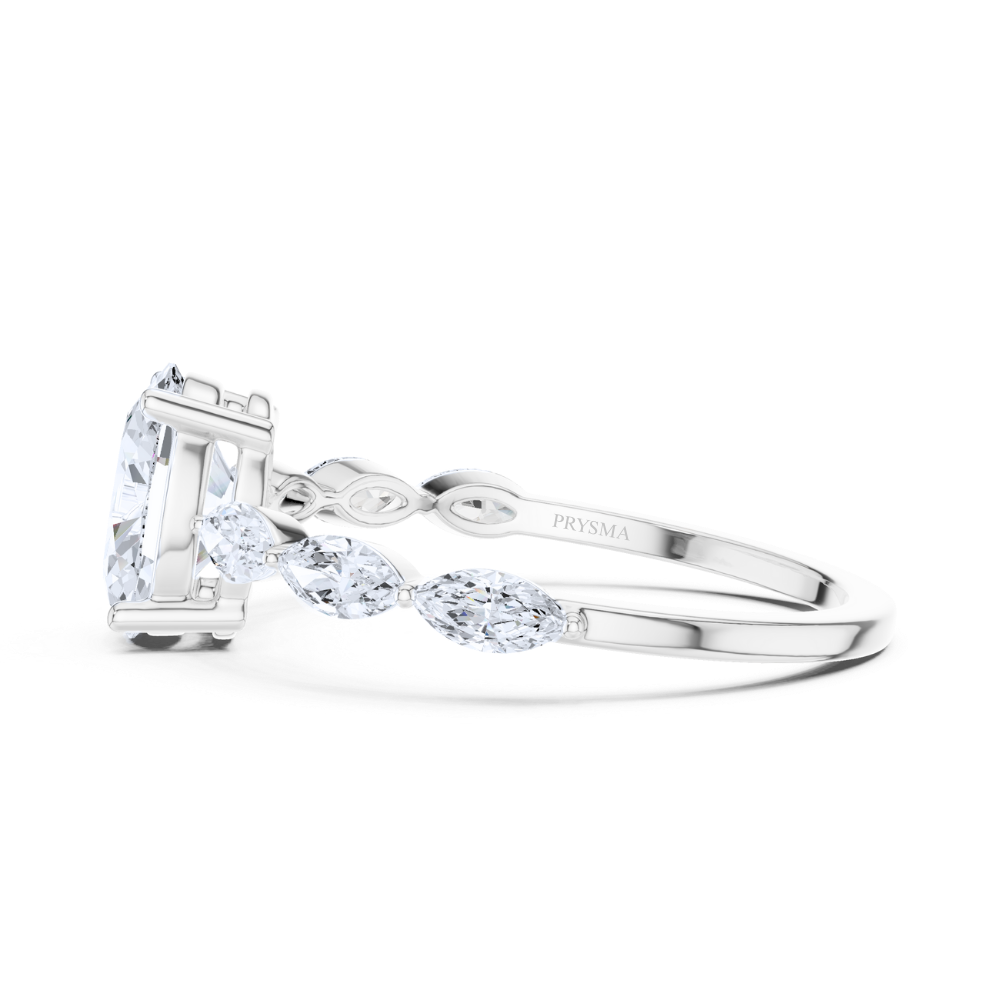 Marquise Whisper Oval Ring