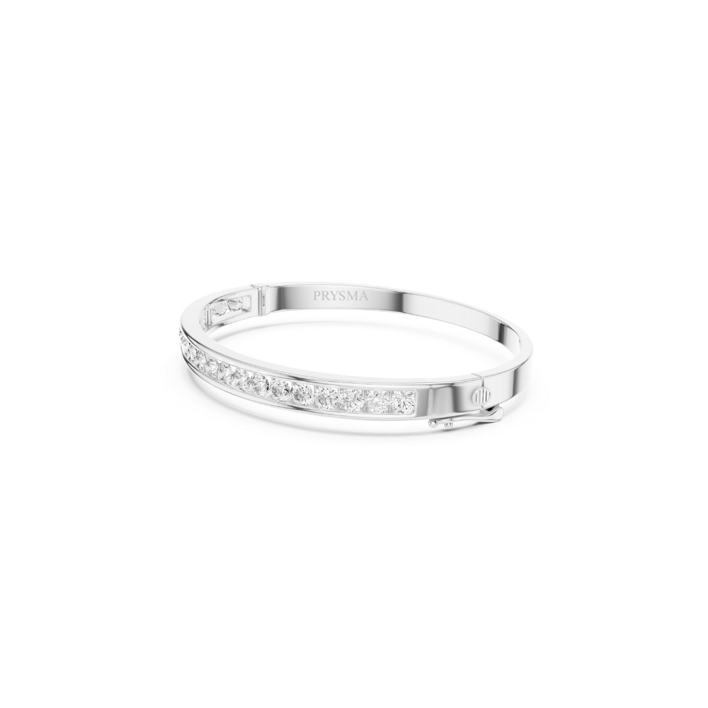Radiant Channel-Set Diamond Bracelet