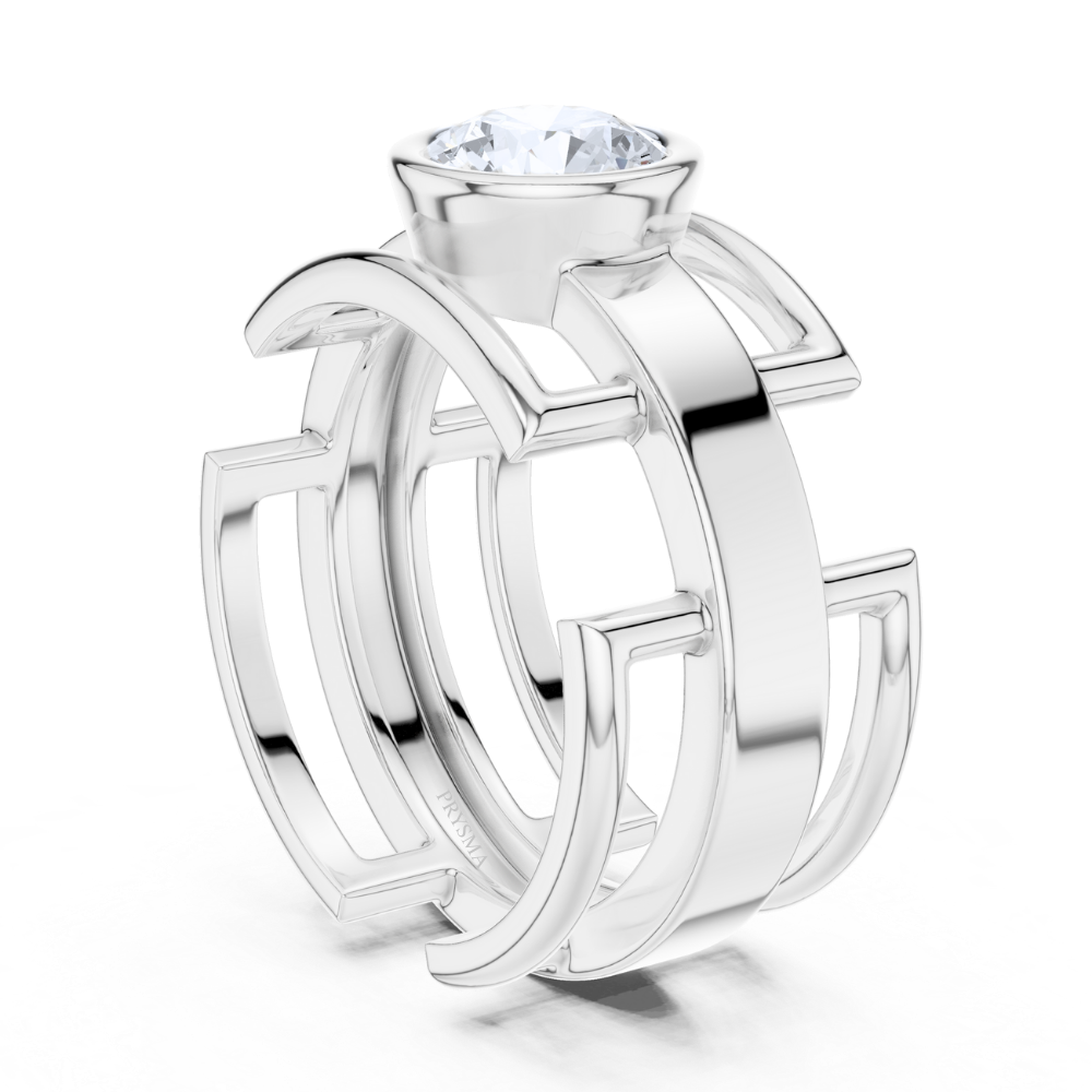 Axis Bold Solitaire Ring