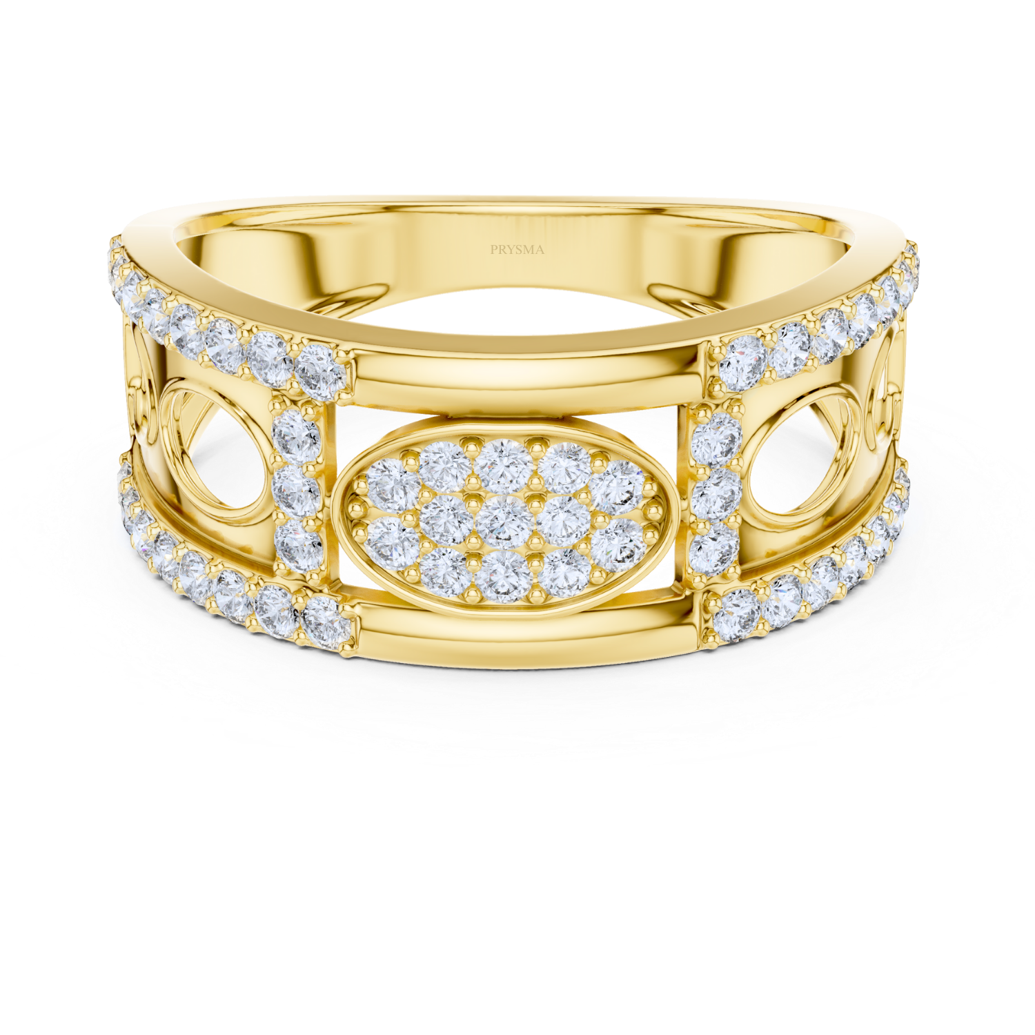 Round Diamond Band
