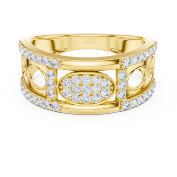 Round Diamond Band