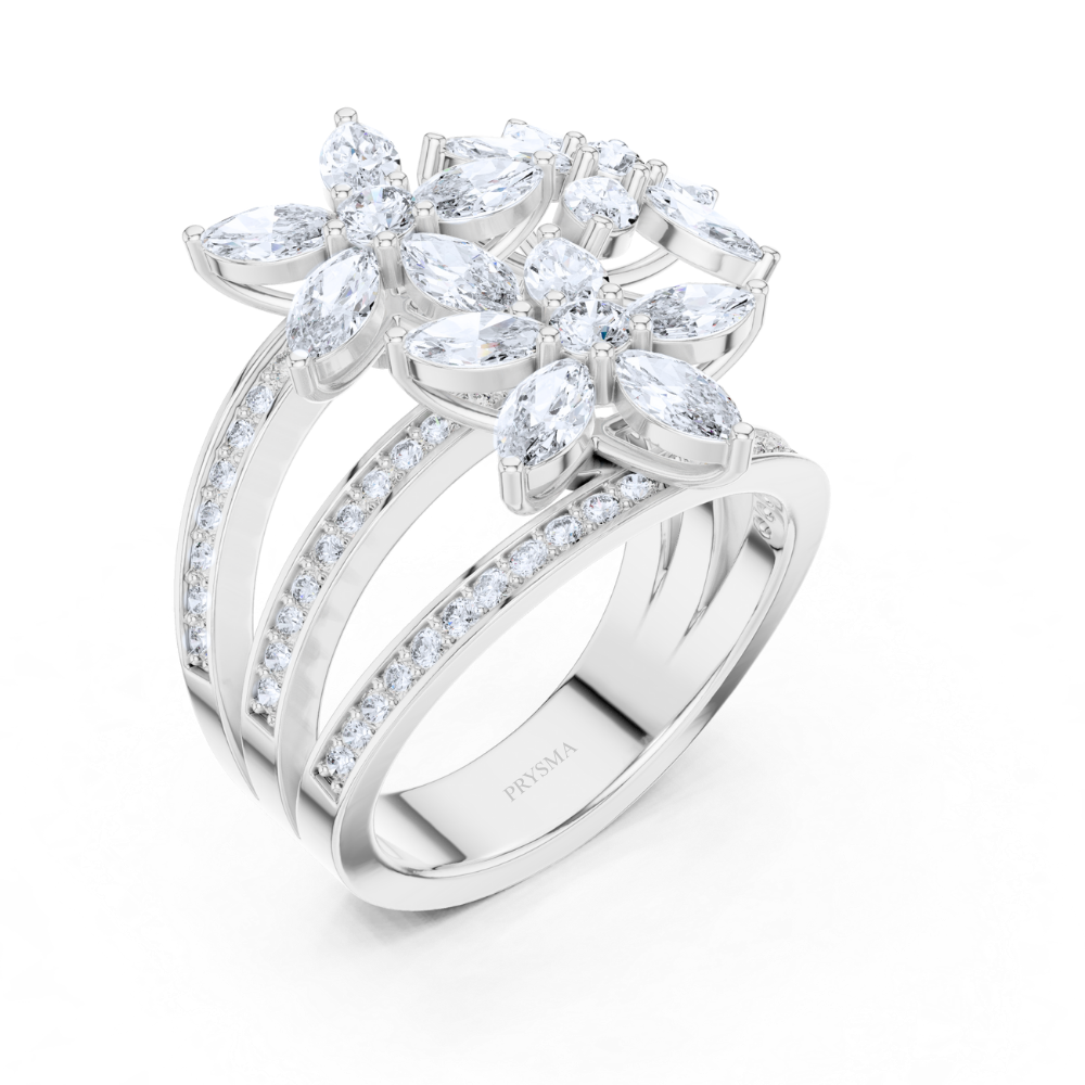 Celestia Bloom Diamond Ring