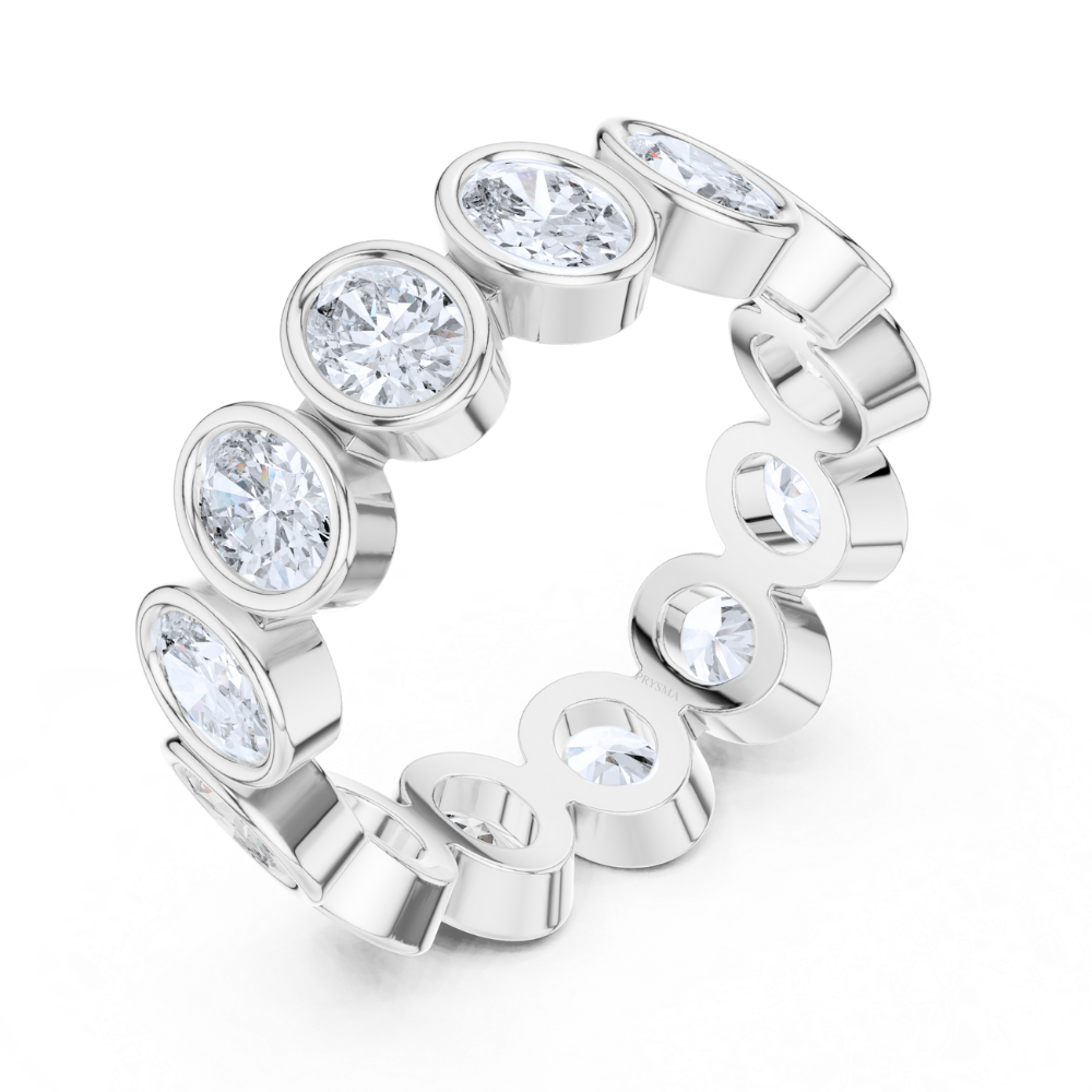 Luna Bezel Diamond Eternity Ring