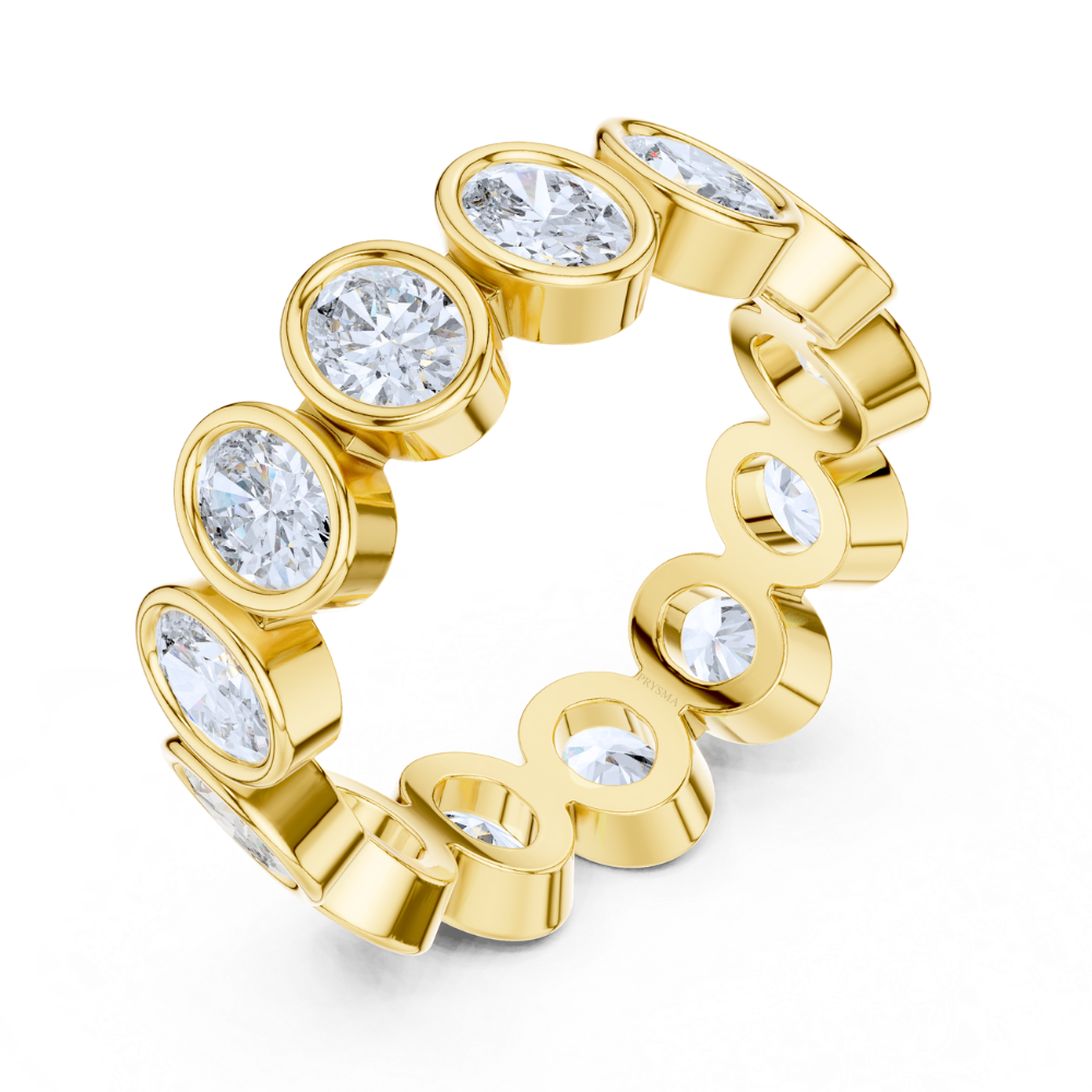 Luna Bezel Diamond Eternity Ring
