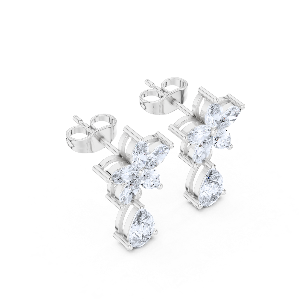 Blooming Grace Drop Earrings