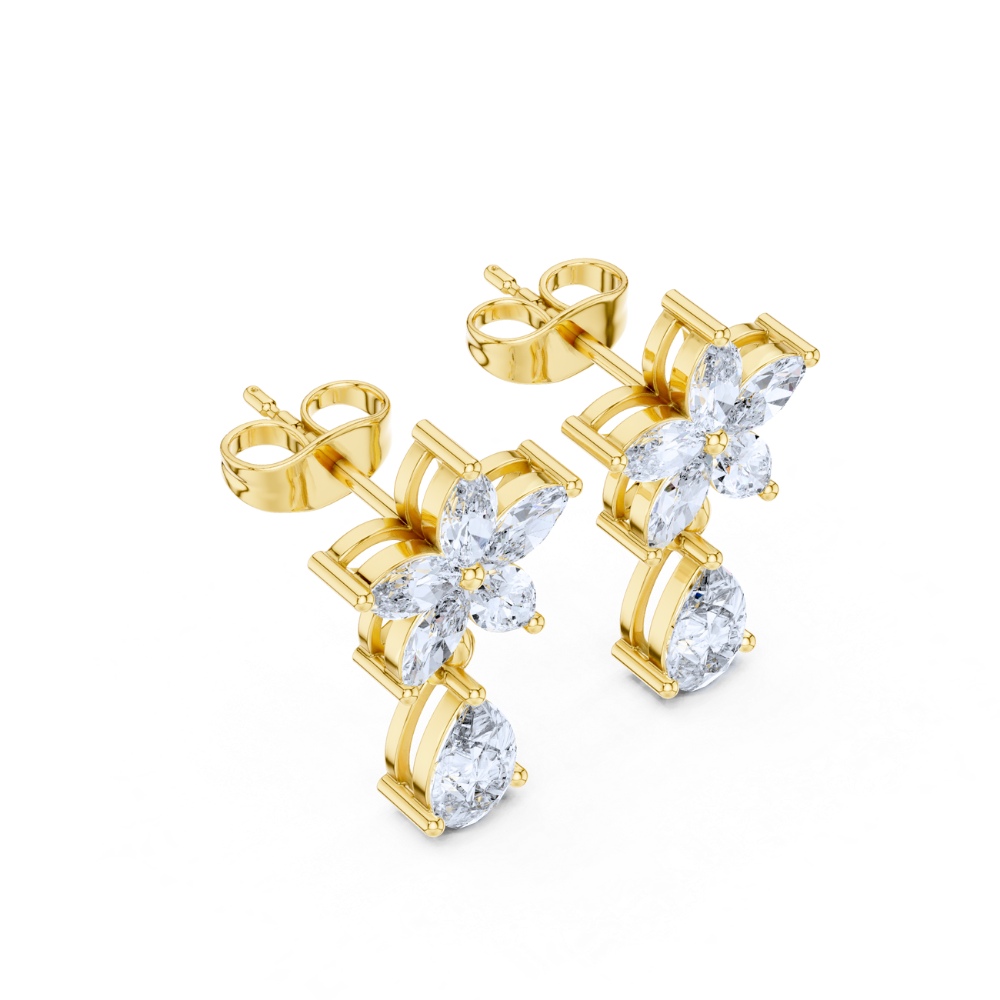 Blooming Grace Drop Earrings