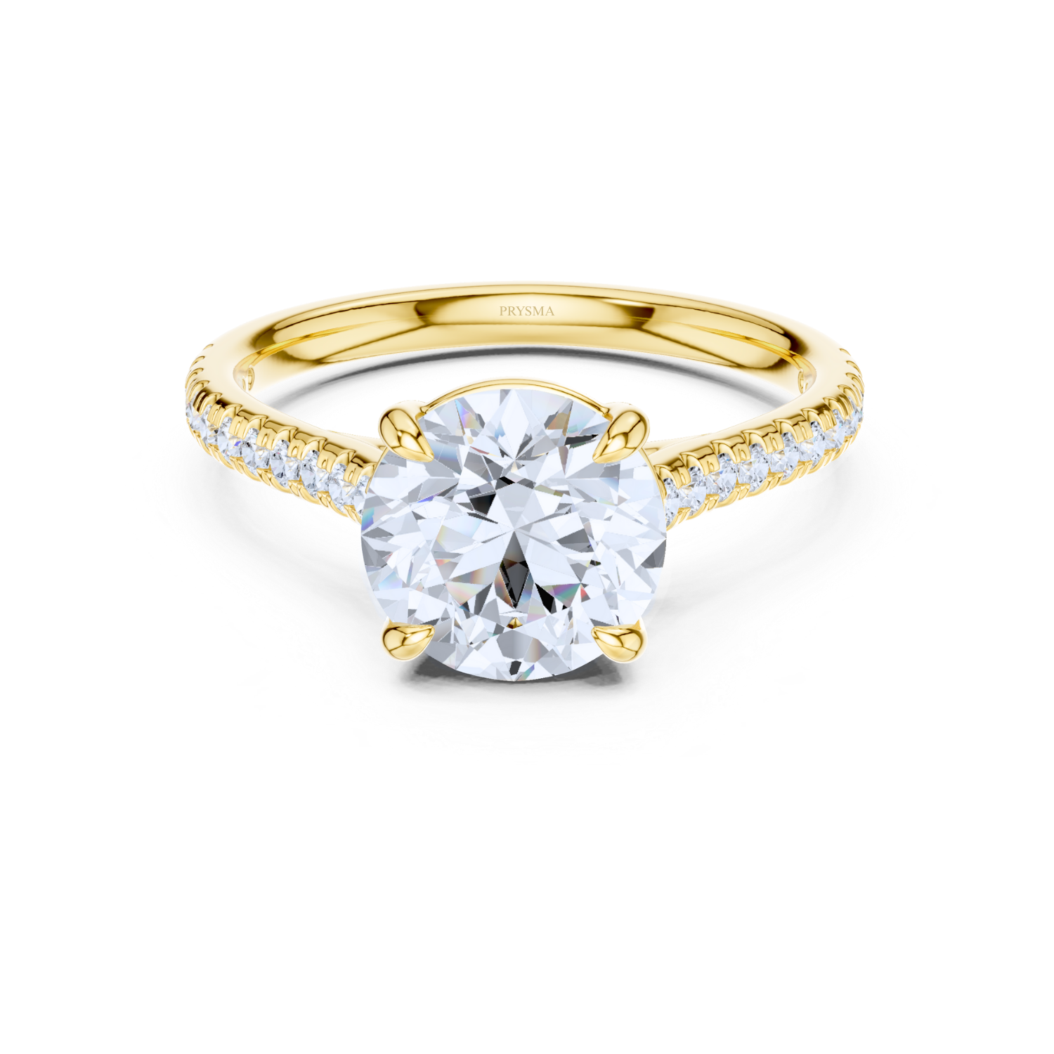 Eternal Sparkle Round-Cut Diamond Ring