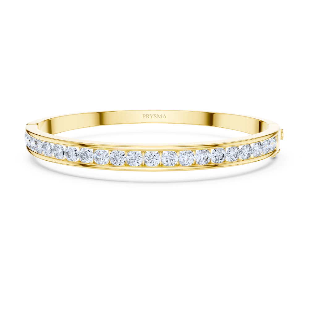 Radiant Channel-Set Diamond Bracelet