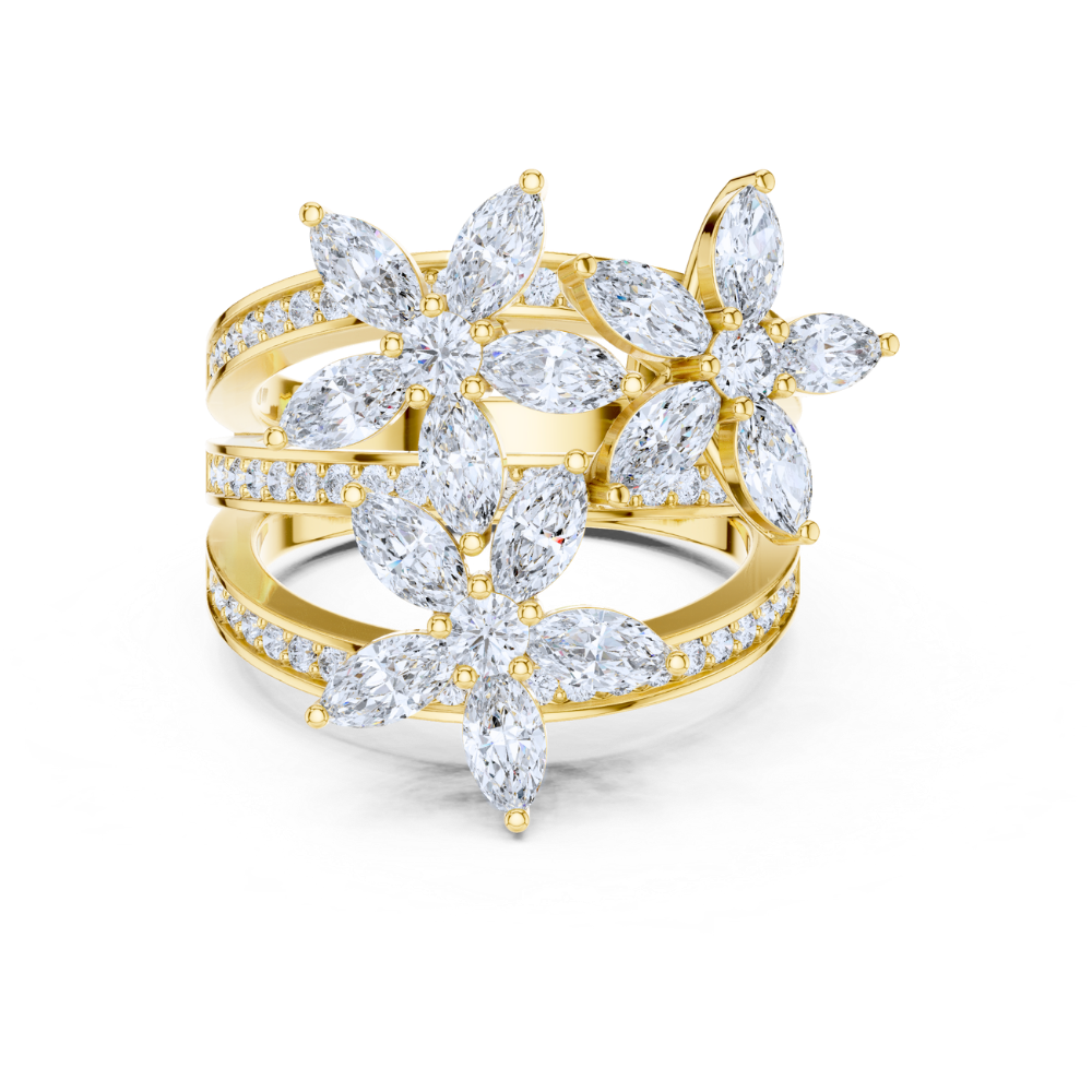 Celestia Bloom Diamond Ring