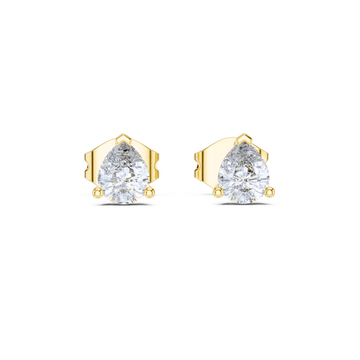 Minimal Teardrop-Inspired Stud Earrings