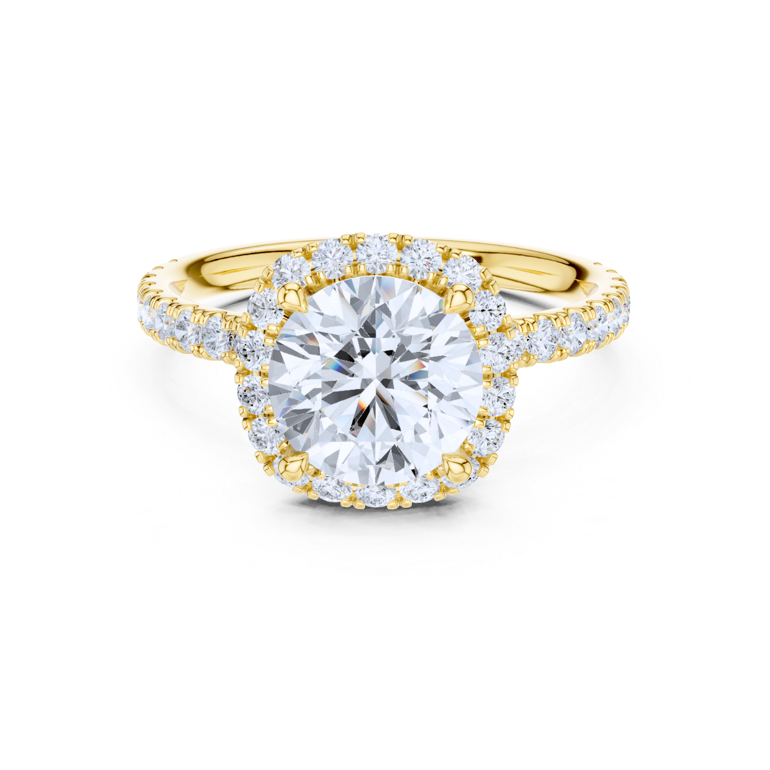 Golden Halo Majesty Ring