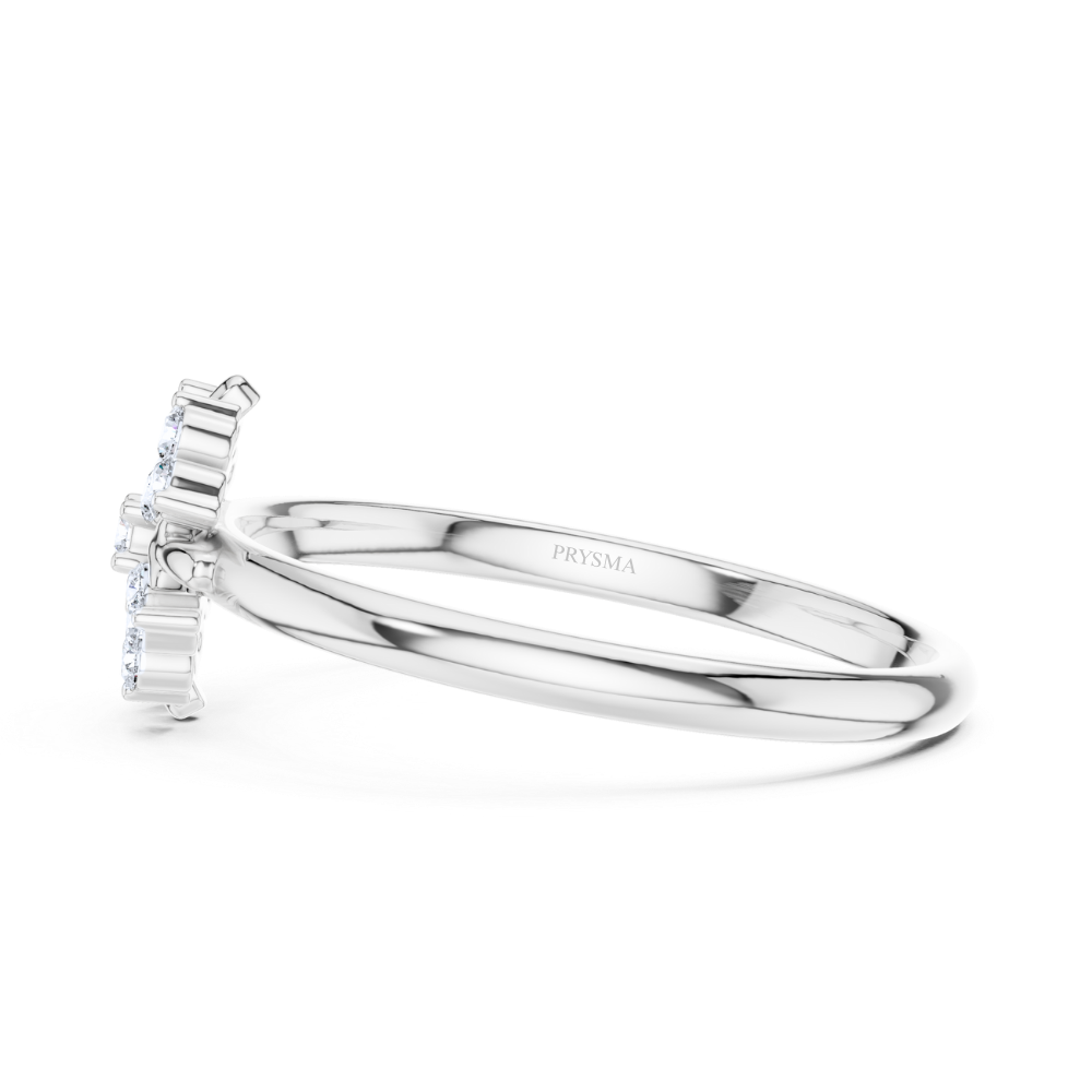 Aurora Blossom Twin Ring