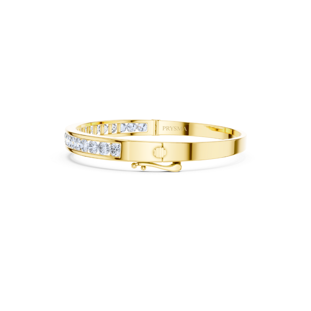 Radiant Channel-Set Diamond Bracelet