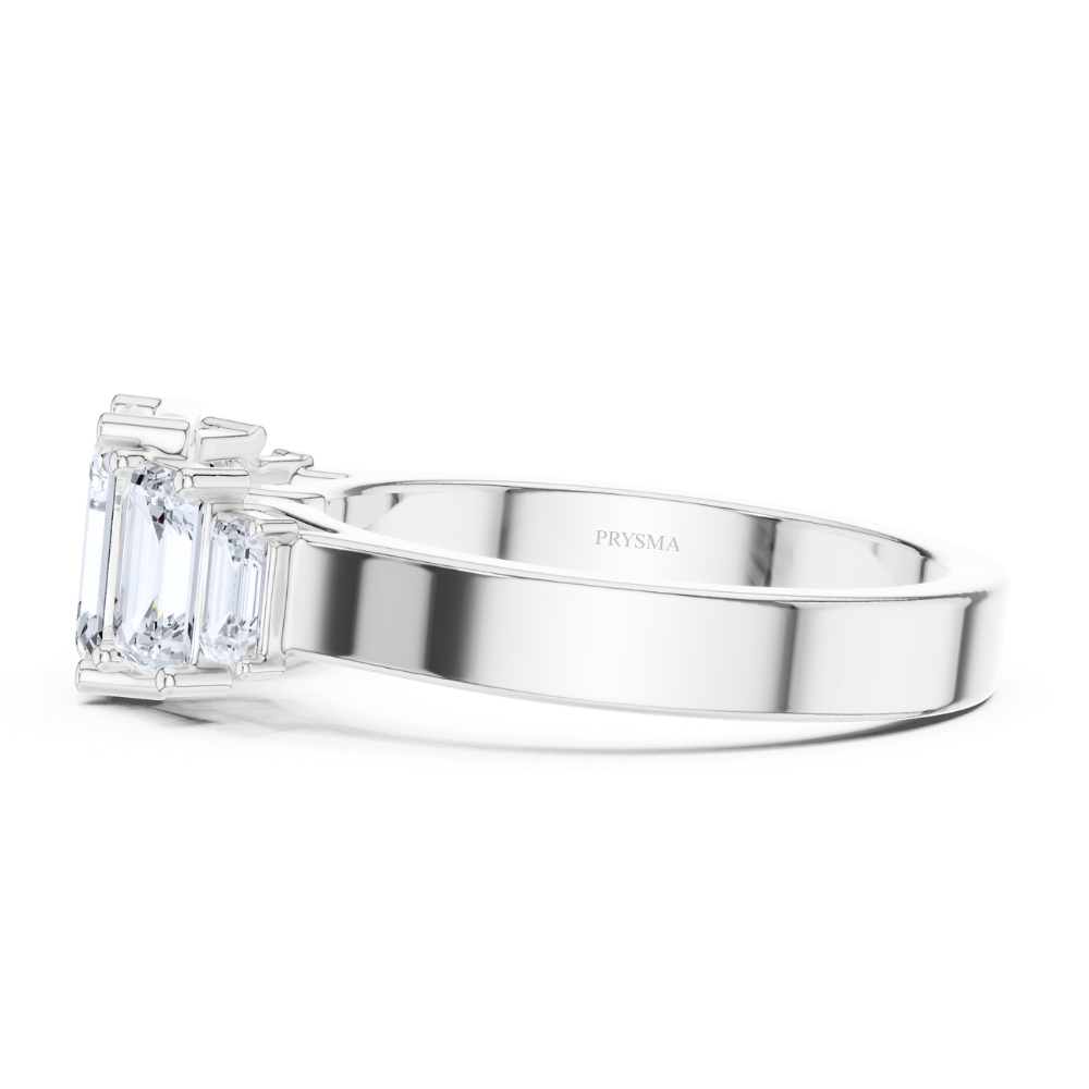 Grand Emerald-Cut Five Stone Ring
