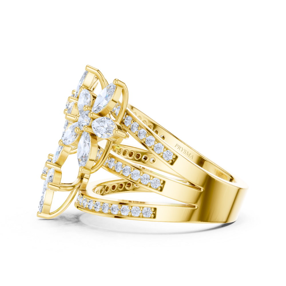 Celestia Bloom Diamond Ring