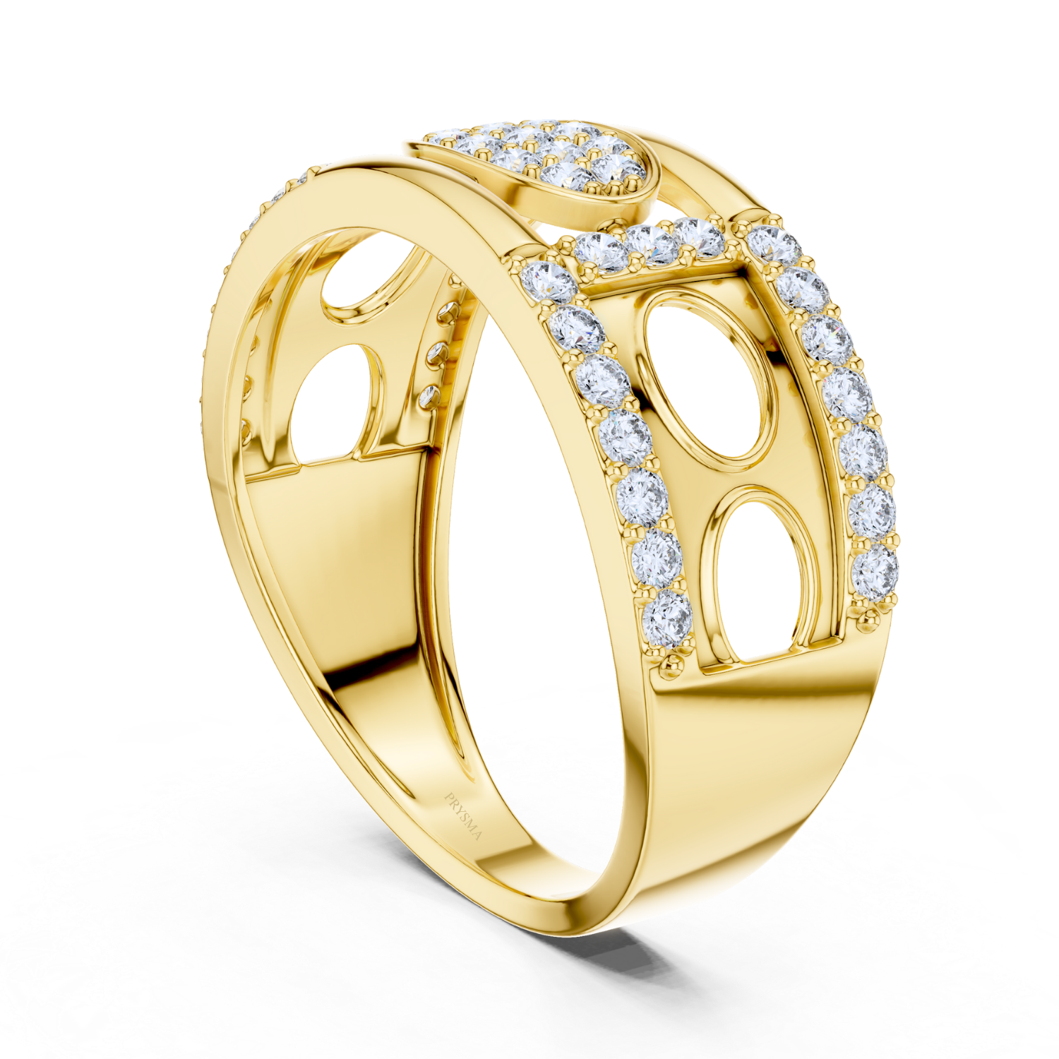 Round Diamond Band
