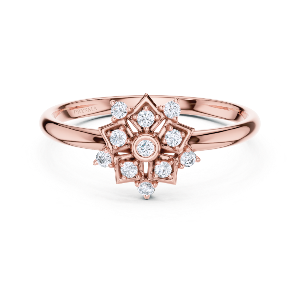 Sacred Star Floral Ring