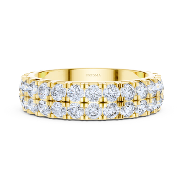 Twin Row Diamond Pavé Ring