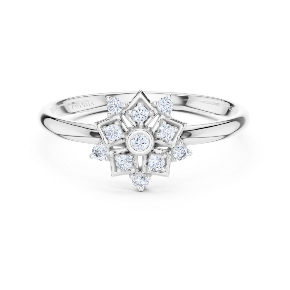 Sacred Star Floral Ring