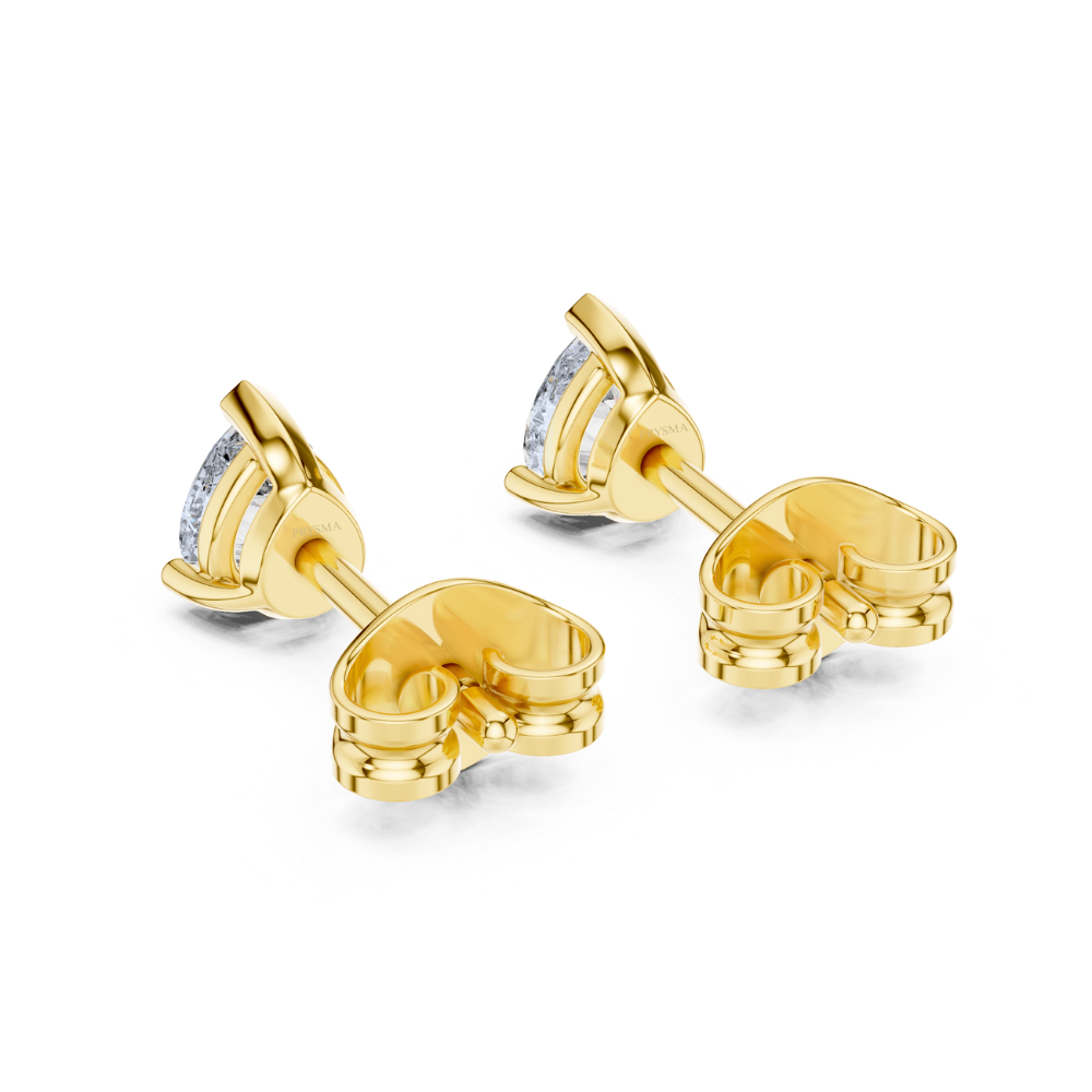 Minimal Teardrop-Inspired Stud Earrings