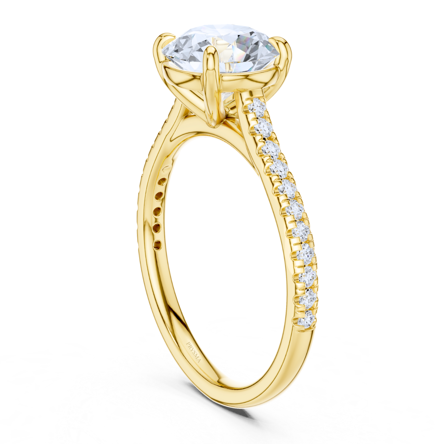 Eternal Sparkle Round-Cut Diamond Ring