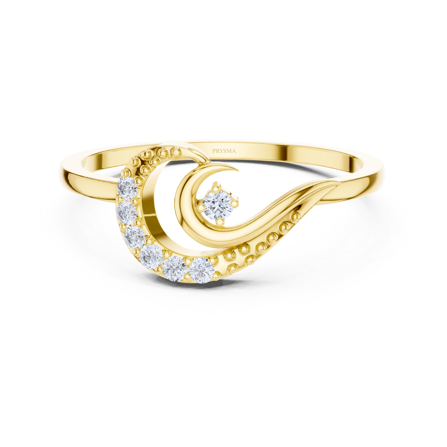 Elegant Twist Solitaire Diamond Ring