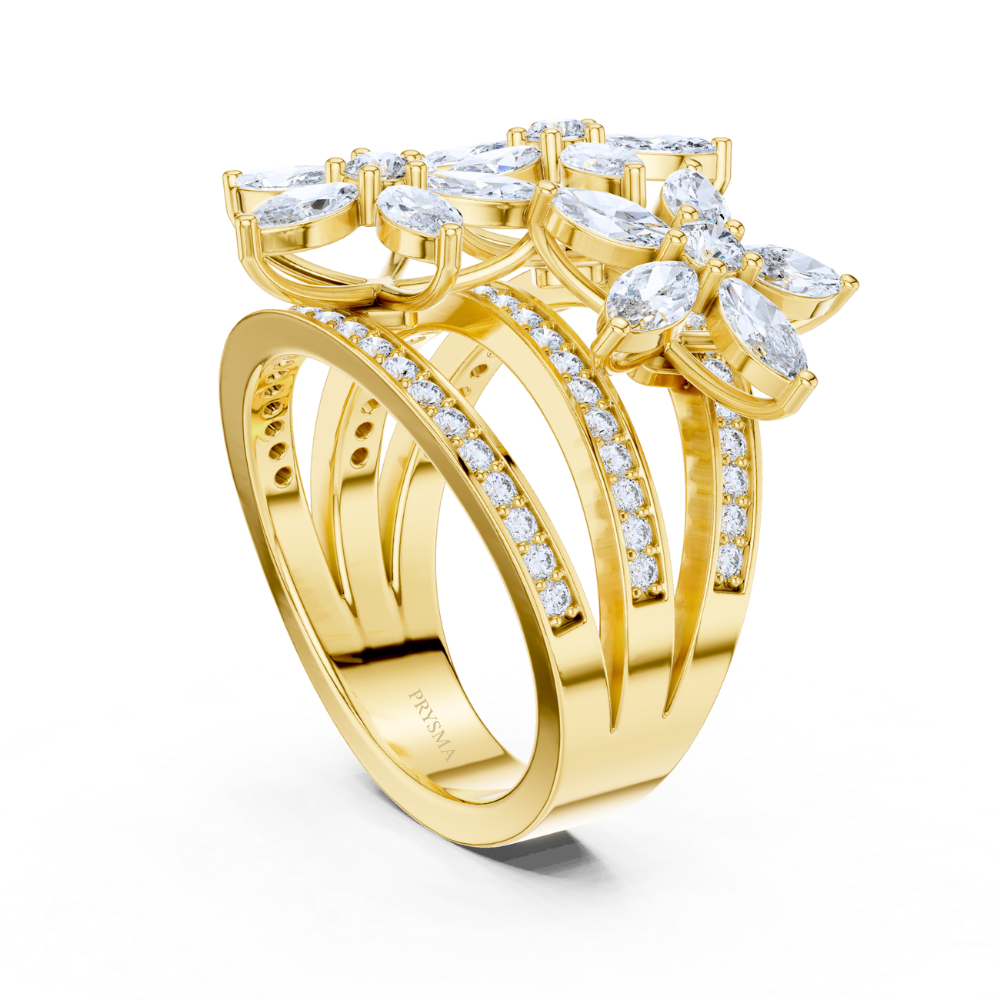 Celestia Bloom Diamond Ring
