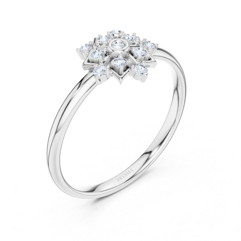Sacred Star Floral Ring