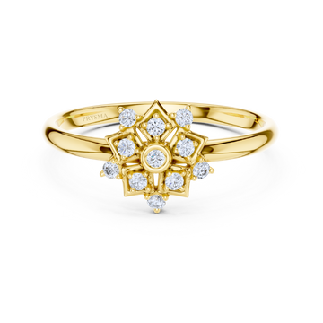 Sacred Star Floral Ring