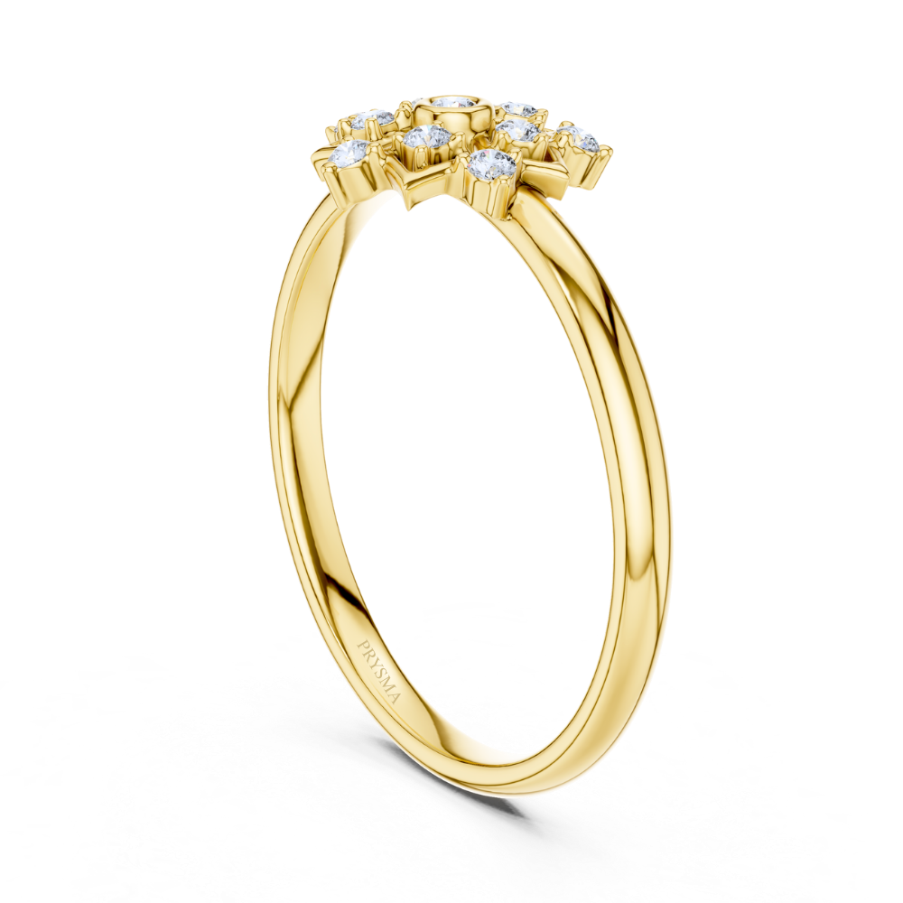 Sacred Star Floral Ring