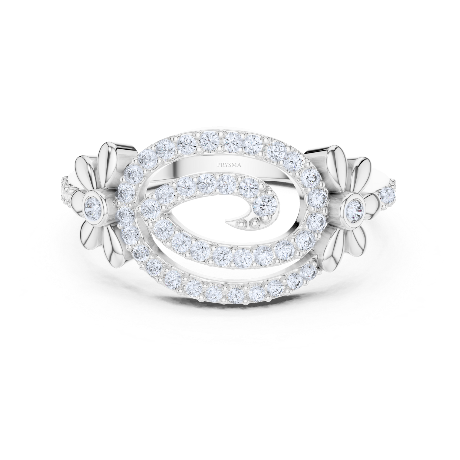 Floral Elegance Diamond Ring