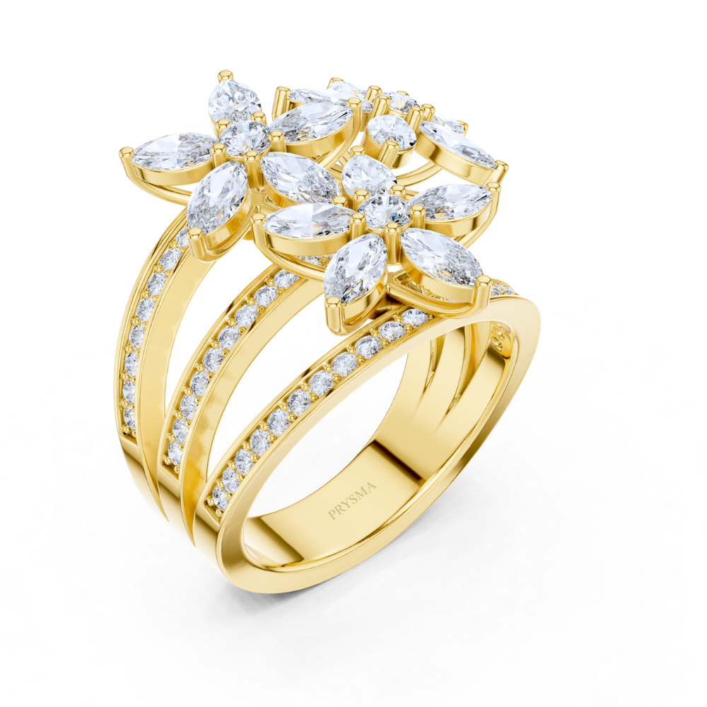 Celestia Bloom Diamond Ring