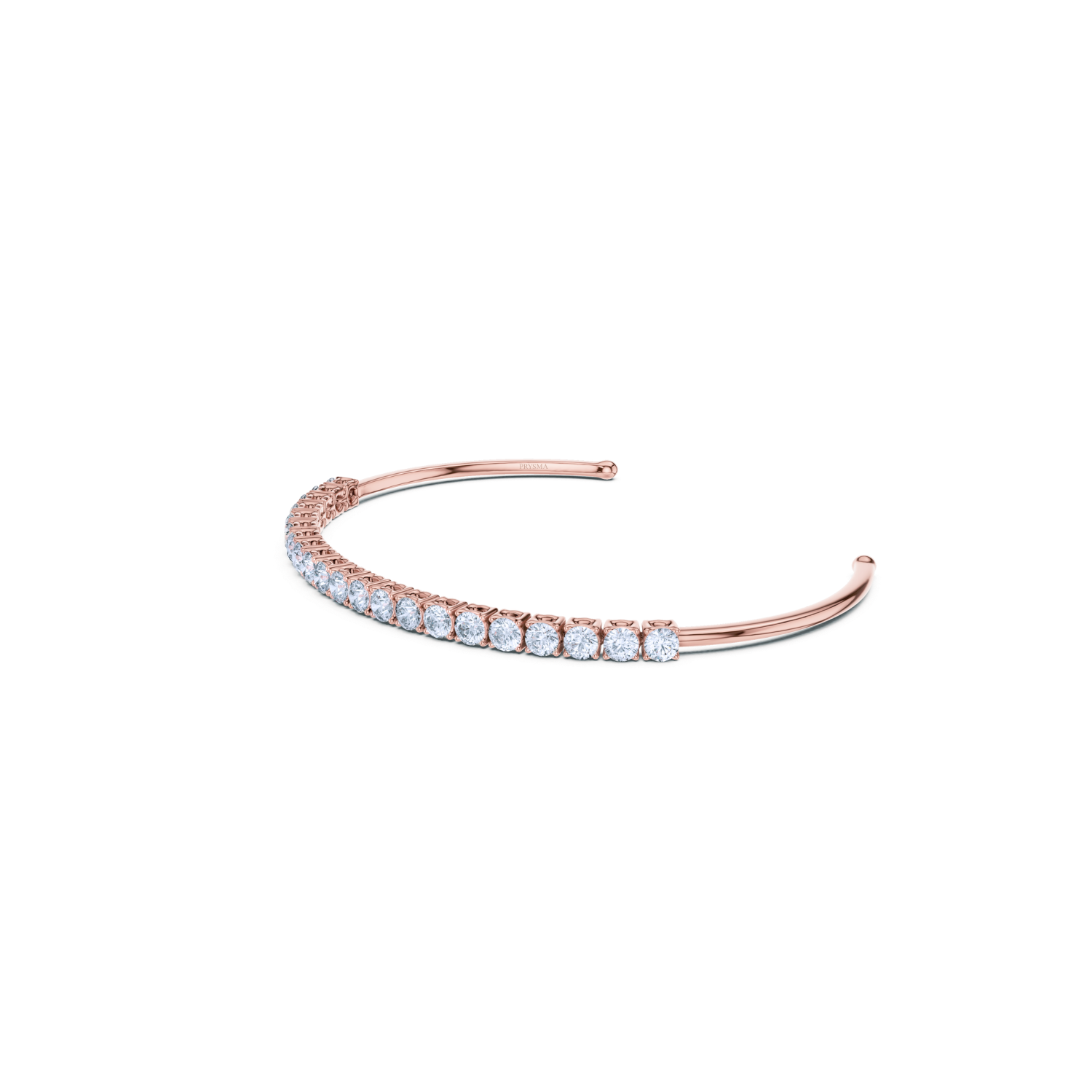 Elegant Diamond Open Cuff Bracelet