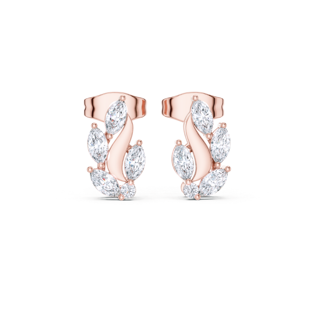 Marquise Cascade Diamond Earrings