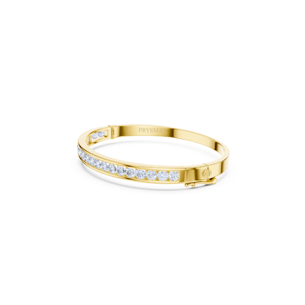 Radiant Channel-Set Diamond Bracelet