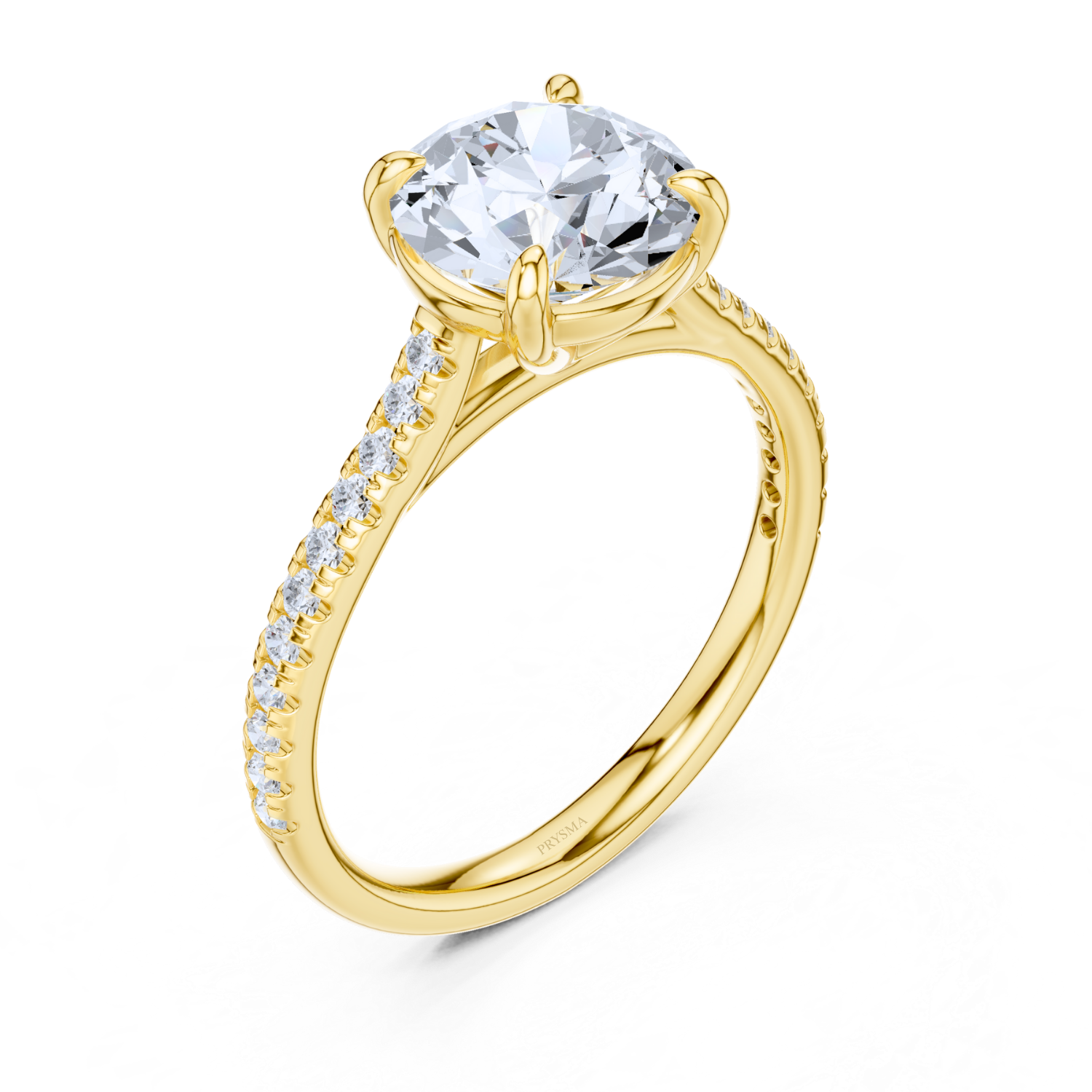 Eternal Sparkle Round-Cut Diamond Ring