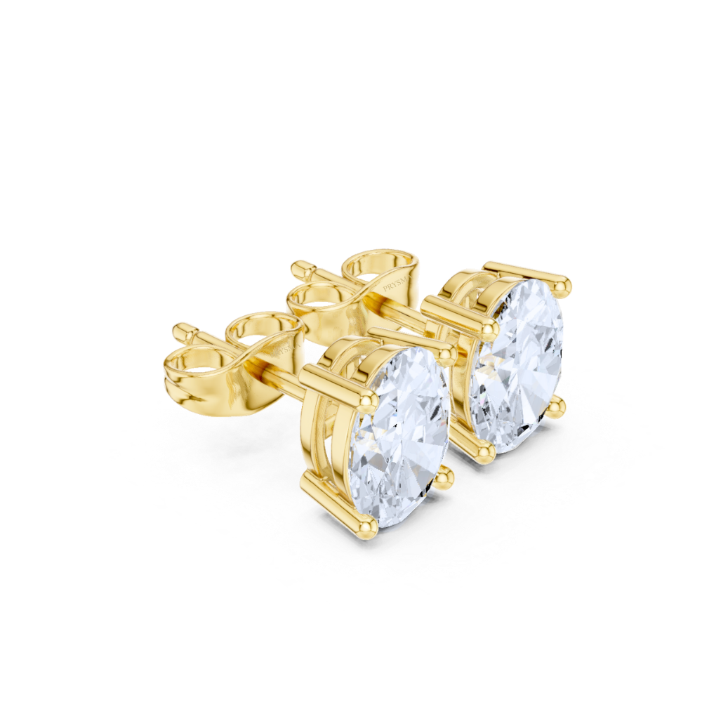 Classic Oval Diamond Studs