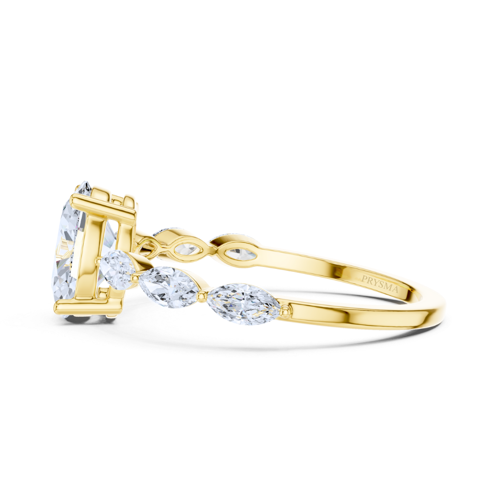 Marquise Whisper Oval Ring