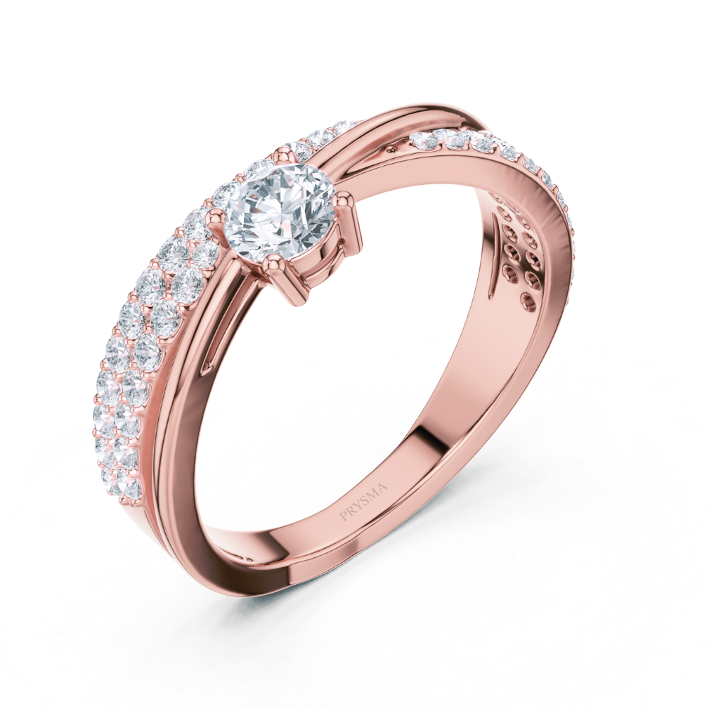 Radiant Embrace Solitaire Ring