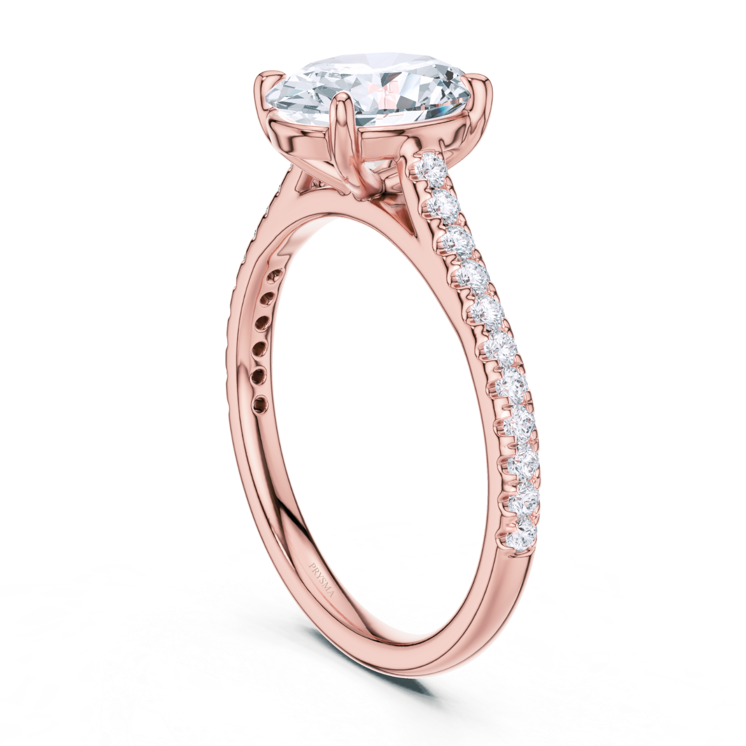 Oval-Cut Solitaire Diamond Ring