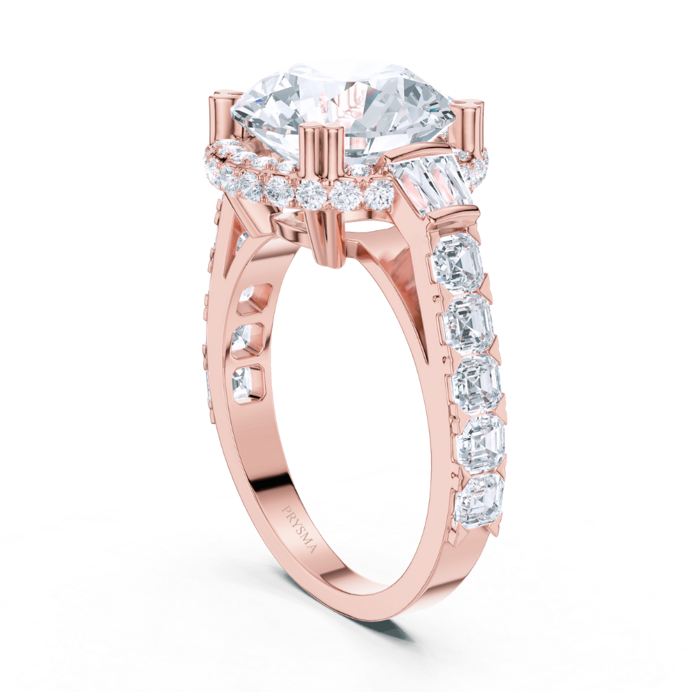 Grandeur Halo Diamond Ring